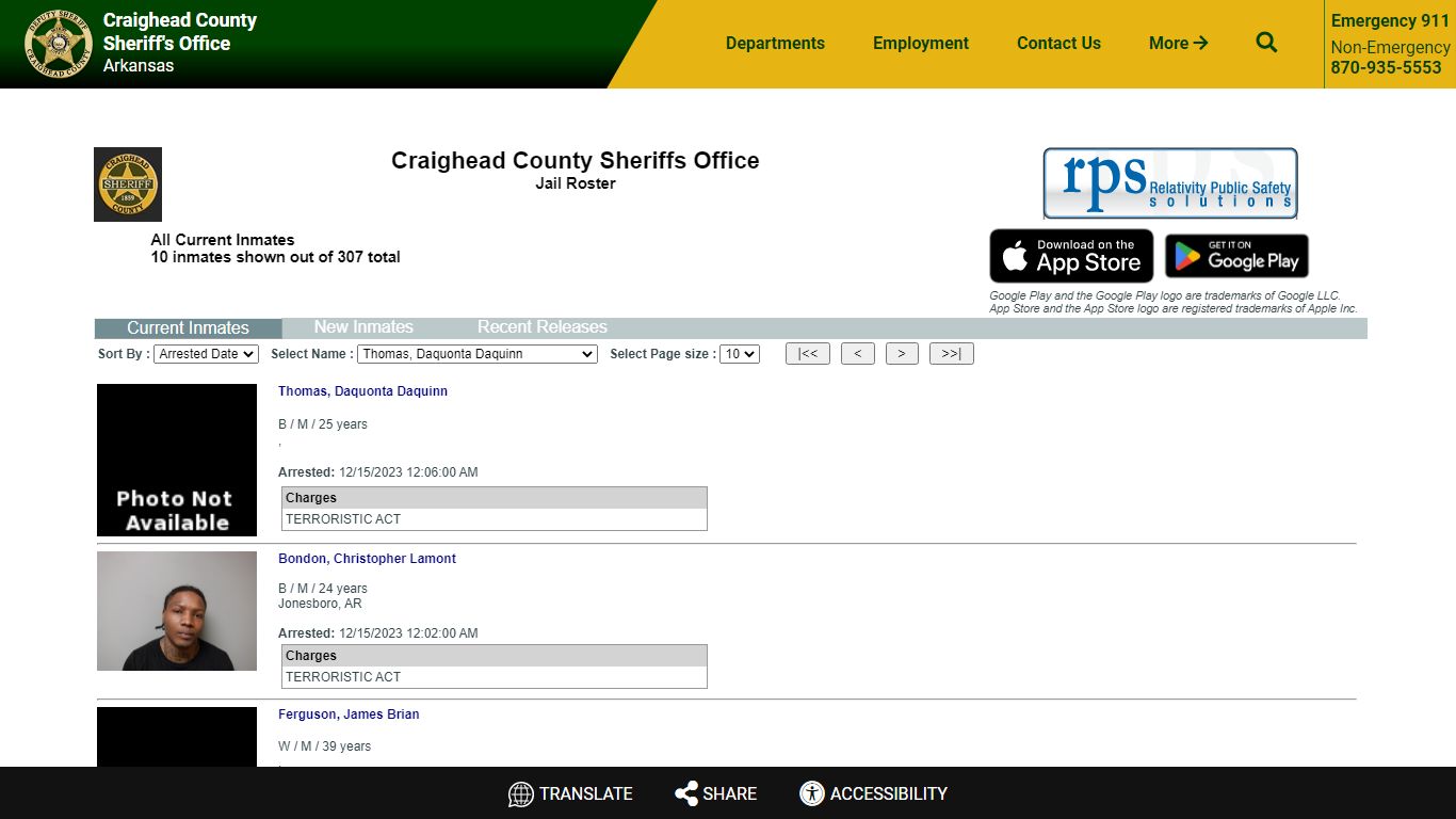 Craighead County Arkansas Sheriff's Office | Jonesboro - Lake City